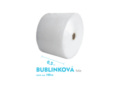 Bublinkov flie - 50cm x 100m - e x nvin