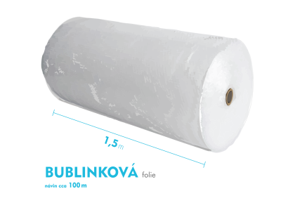 Bublinkov flie - 150cm x 100m - e x nvin