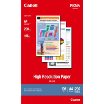 Fotopapr A4 Canon High Resolution, 200 list, 106 g/m², speciln vyhlazen, bl, inkoustov (HR-101)