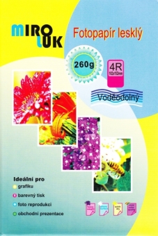 Fotopapr 10x15cm, 50 list, 260 g/m², leskl