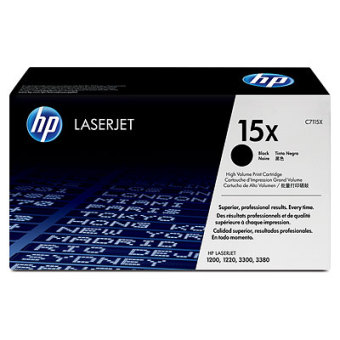 Originln toner HP 15X, HP C7115X (ern)