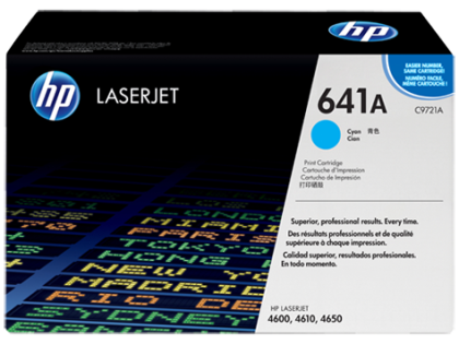 Originln toner HP 641A, HP C9721A (Azurov)