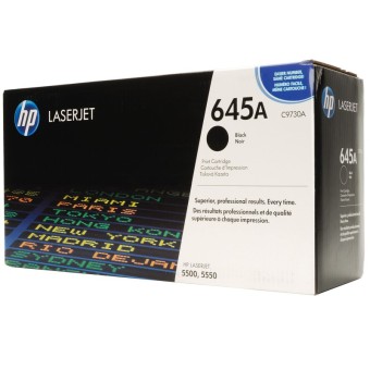 Originln toner HP 645A, HP C9730A (ern)