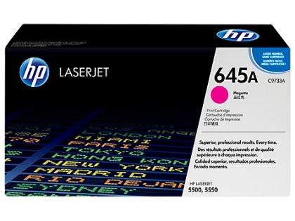 Originln toner HP 645A, HP C9733A (Purpurov)