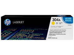 Toner do tiskrny Originln toner HP 304A, HP CC532A (lut)