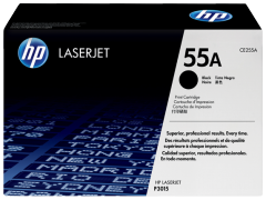 Toner do tiskrny Originln toner HP 55A, HP CE255A (ern)