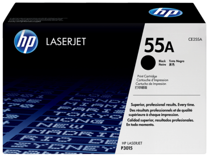 Originln toner HP 55A, HP CE255A (ern)