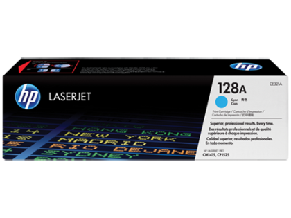 Originln toner HP 128A, HP CE321A (Azurov)