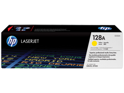 Originln toner HP 128A, HP CE322A (lut)