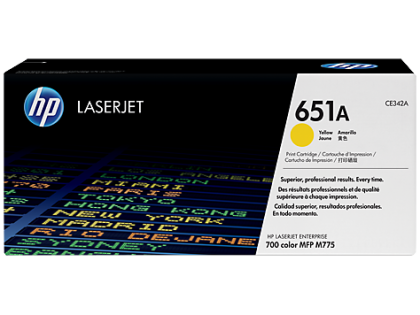 Originln toner HP 651A, HP CE342A (lut)