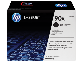 Originln toner HP 90A, HP CE390A (ern)