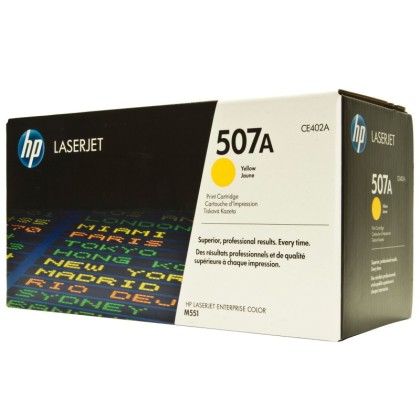 Originln toner HP 507A, HP CE402A (lut)