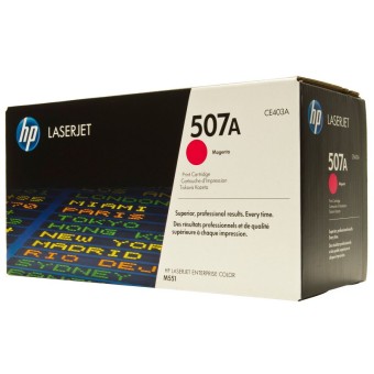 Originln toner HP 507A, HP CE403A (Purpurov)