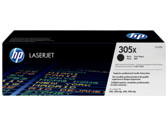 Originln toner HP 305X, HP CE410X (ern)