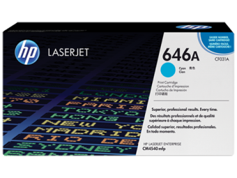 Originln toner HP 646A, HP CF031A (Azurov)