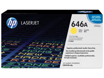 Originln toner HP 646A, HP CF032A (lut)