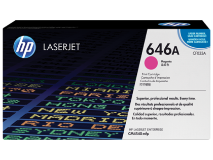 Originln toner HP 646A, HP CF033A (Purpurov)