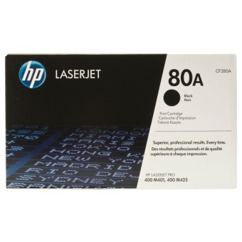 Originln toner HP 80A, HP CF280A (ern)