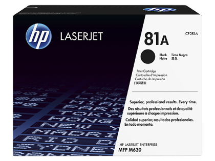 Originln toner HP 81A, HP CF281A (ern)