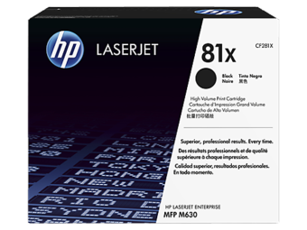 Originln toner HP 81X, HP CF281X (ern)