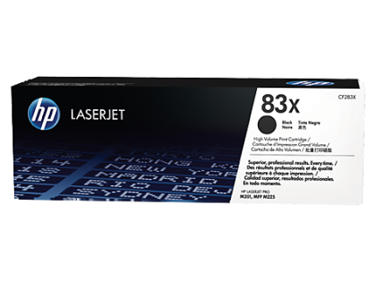 Originln toner HP 83X, HP CF283X (ern)