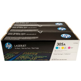 Originln tonery HP 305A, HP CF370AM (Barevn) multipack