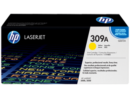 Originln toner HP 309A, HP Q2672A (lut)