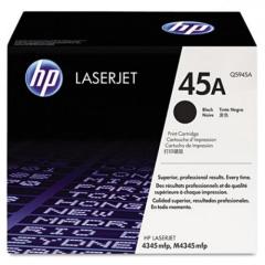 Toner do tiskrny Originln toner HP 45A, HP Q5945A (ern)