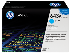 Toner do tiskrny Originln toner HP 643A, HP Q5951A (Azurov)