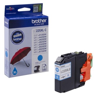 Originln cartridge Brother LC-225XLC (Azurov)