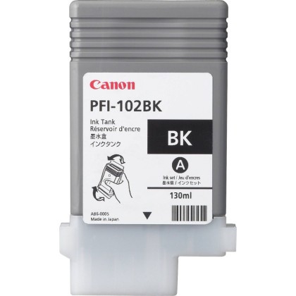Originální cartridge Canon PFI-102BK (Černá)