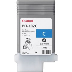 Cartridge do tiskárny Originální cartridge Canon PFI-102C (Azurová)
