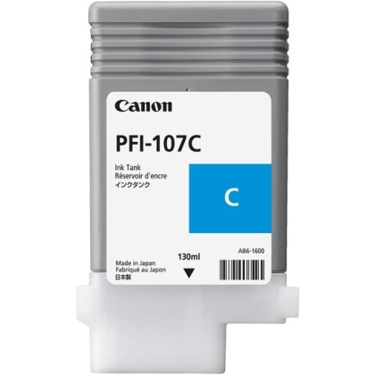 Originální cartridge Canon PFI-107C (Azurová)