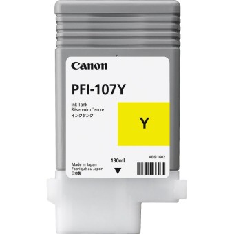Originální cartridge Canon PFI-107Y (Žlutá)