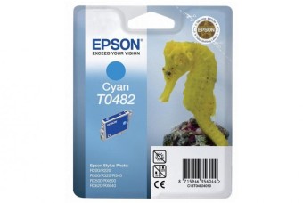 Originální cartridge EPSON T0482 (Azurová)