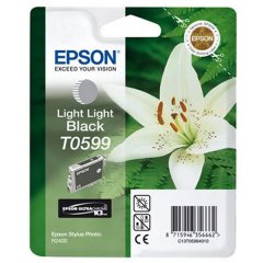 Cartridge do tiskárny Originální cartridge Epson T0599 (Světle světle černá)