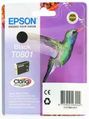 Cartridge do tiskrny Originln cartridge EPSON T0801 (ern)