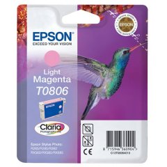 Cartridge do tiskárny Originální cartridge EPSON T0806 (Světle purpurová)