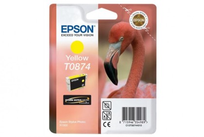 Originální cartridge EPSON T0874 (Žlutá)