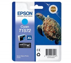 Cartridge do tiskárny Originální cartridge EPSON T1572 (Azurová)
