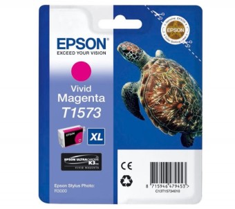 Originální cartridge EPSON T1573 (Živě purpurová)