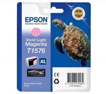 Originln cartridge EPSON T1576 (iv svtle purpurov)
