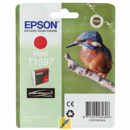 Originln cartridge EPSON T1597 (erven)