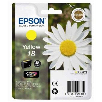 Originln cartridge EPSON T1804 (lut)