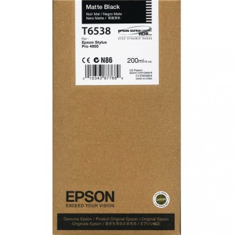 Originln cartridge Epson T6538 (Matn ern)