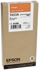 Cartridge do tiskrny Originln cartridge Epson T653A (Oranov)