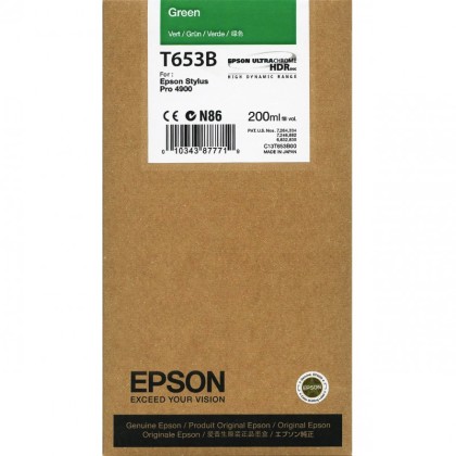 Originální cartridge Epson T653B (Zelená)