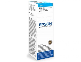 Originální lahev Epson T6642 (Azurová)