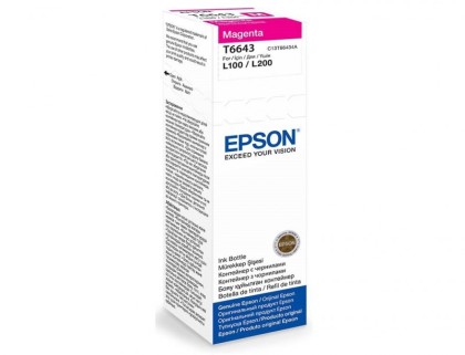 Originální lahev Epson T6643 (Purpurová)