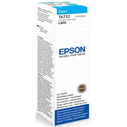 Originální lahev Epson T6732 (Azurová)